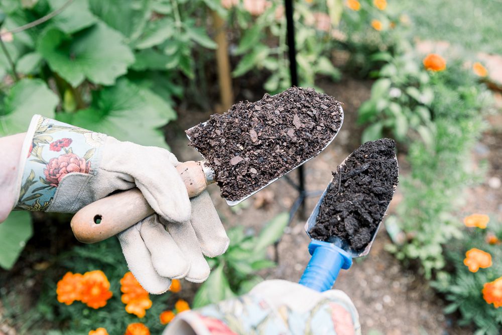 How do I store bulk garden soil