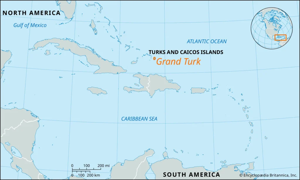 where is Turks and Caicos located